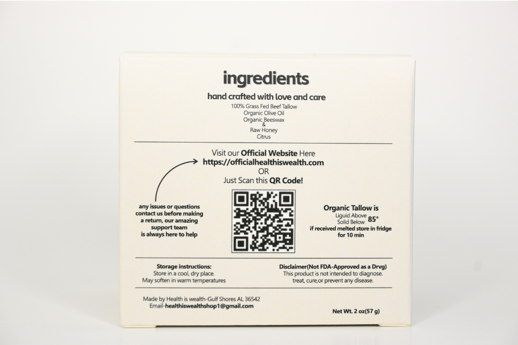 Organic Tallow & Honey